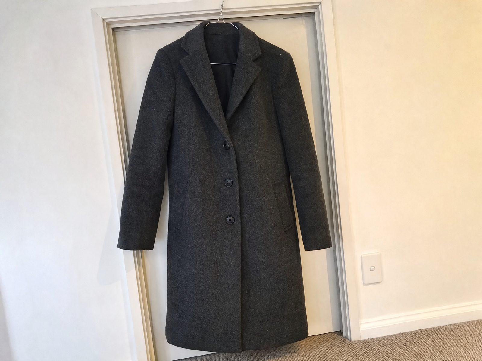 Winter wool coat, size 10