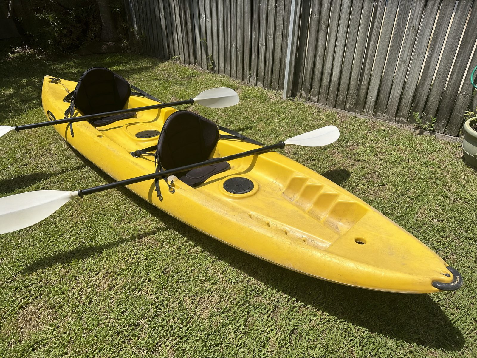 Kayak, 2 person, with paddles