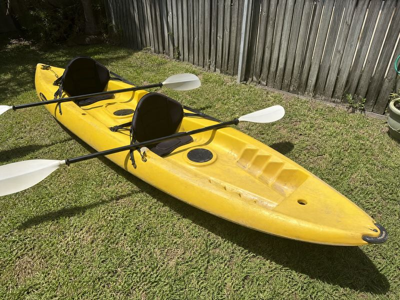 Kayak, 2 person, with paddles