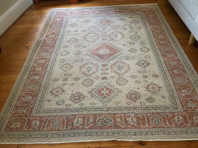 Wool rug 2x3m, natural