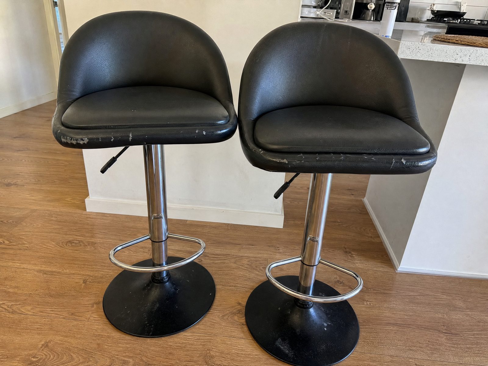 Bar stools, pair