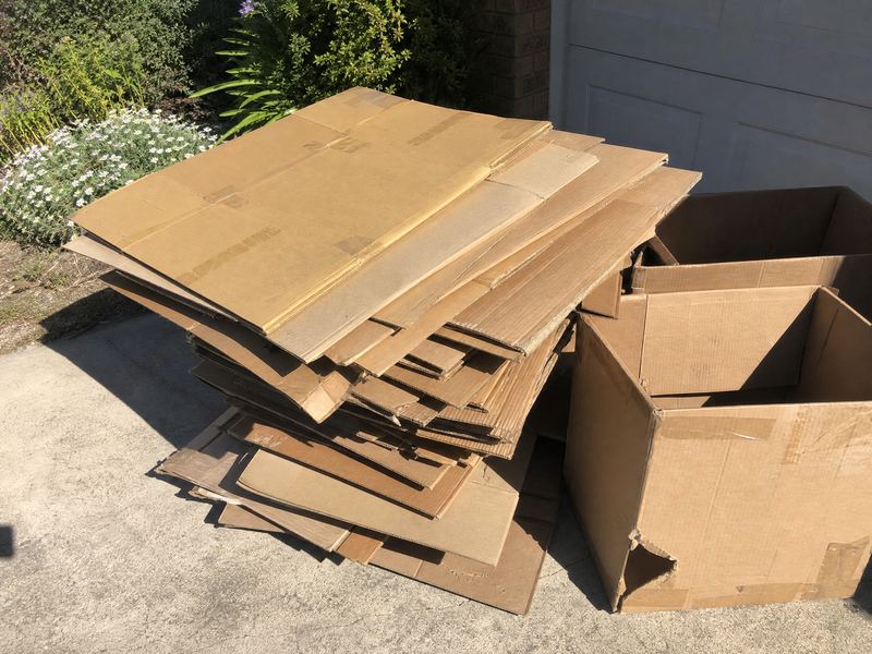 Moving boxes, about 20