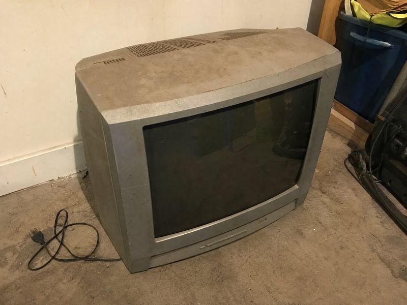CRT television, working